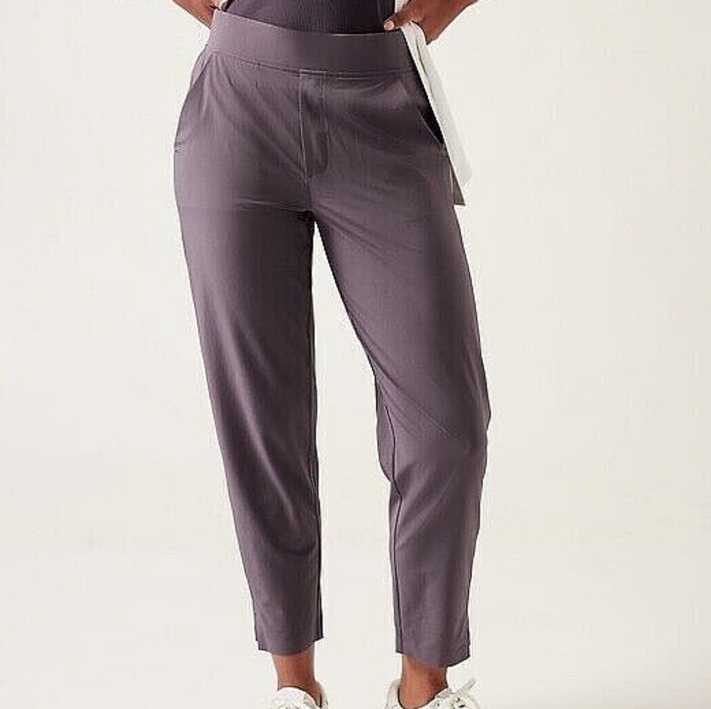 Athleta Brooklyn Ankle Pant 6 Tall Dusk Violet